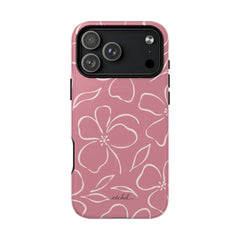 Blush & Cream Floral Magnetic Phone Case by etchd, view 31