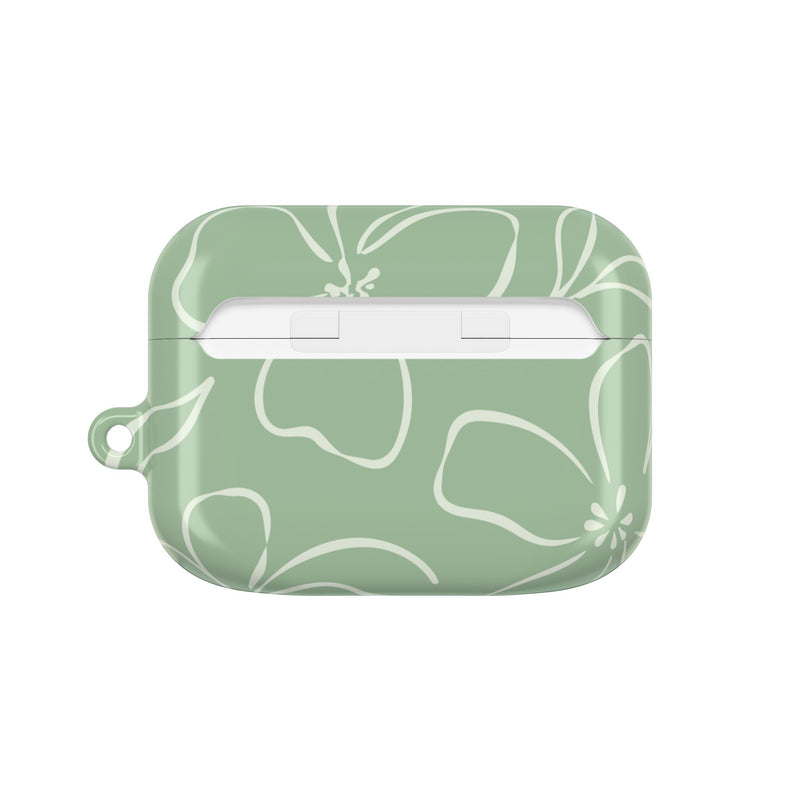 Sage & Cream Floral AirPod Case by etchd, view 7