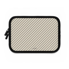 Neutral Striped Diagonal Custodia per laptop di etchd, vista 2