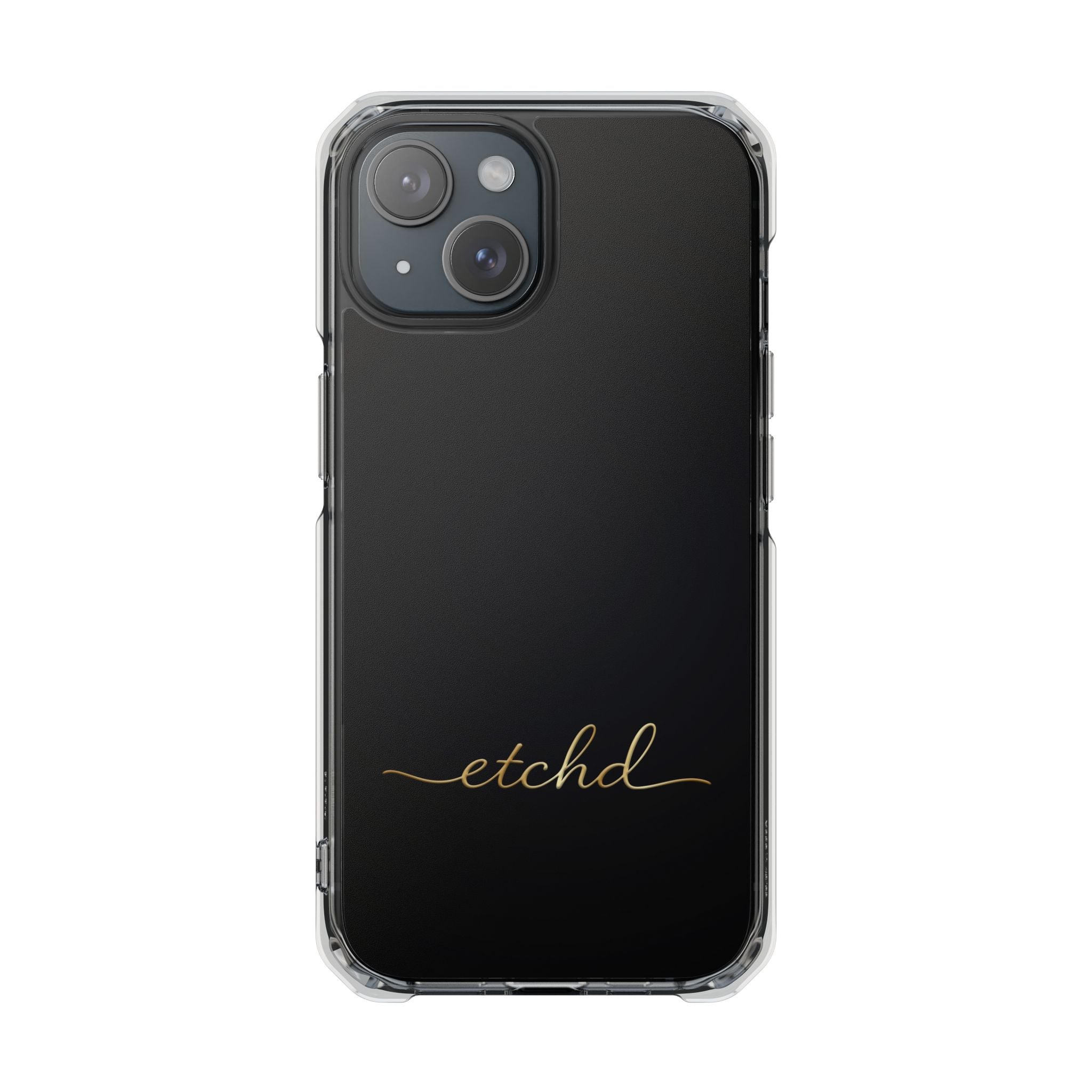 Etchd Signature Black Clear Magnetic Phone Case by etchd, view 2