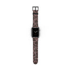 Espresso & Blush Floral Smartwatch Strap