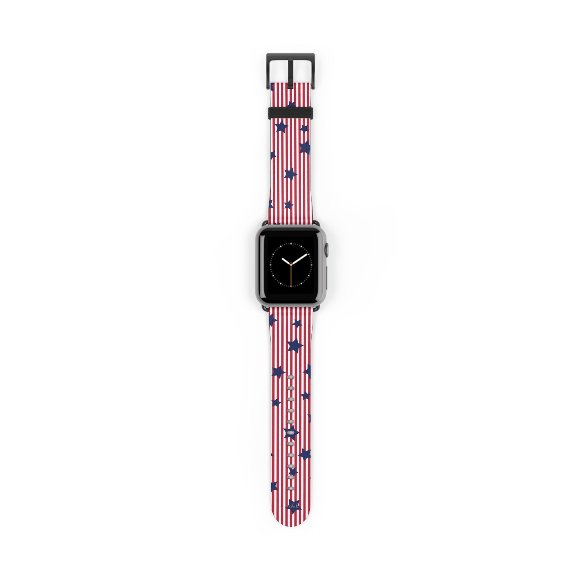 Red Stripes & Blue Stars Smartwatch Strap by etchd
