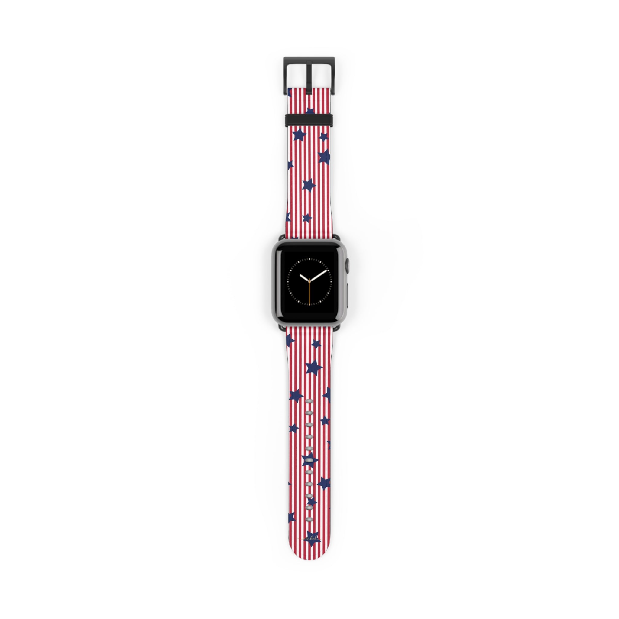 Red Stripes & Blue Stars Smartwatch Strap by etchd