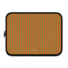 Persimmon & Wasabi Striped Laptop Sleeve