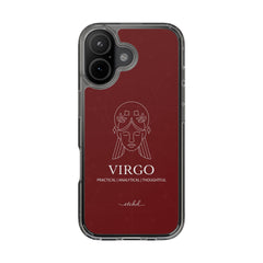 Virgo Clear Phone Case by etchd, view 24