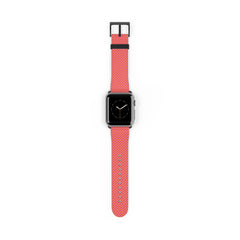 Pink & Orange Striped Diagonal Correa para smartwatch de etchd
