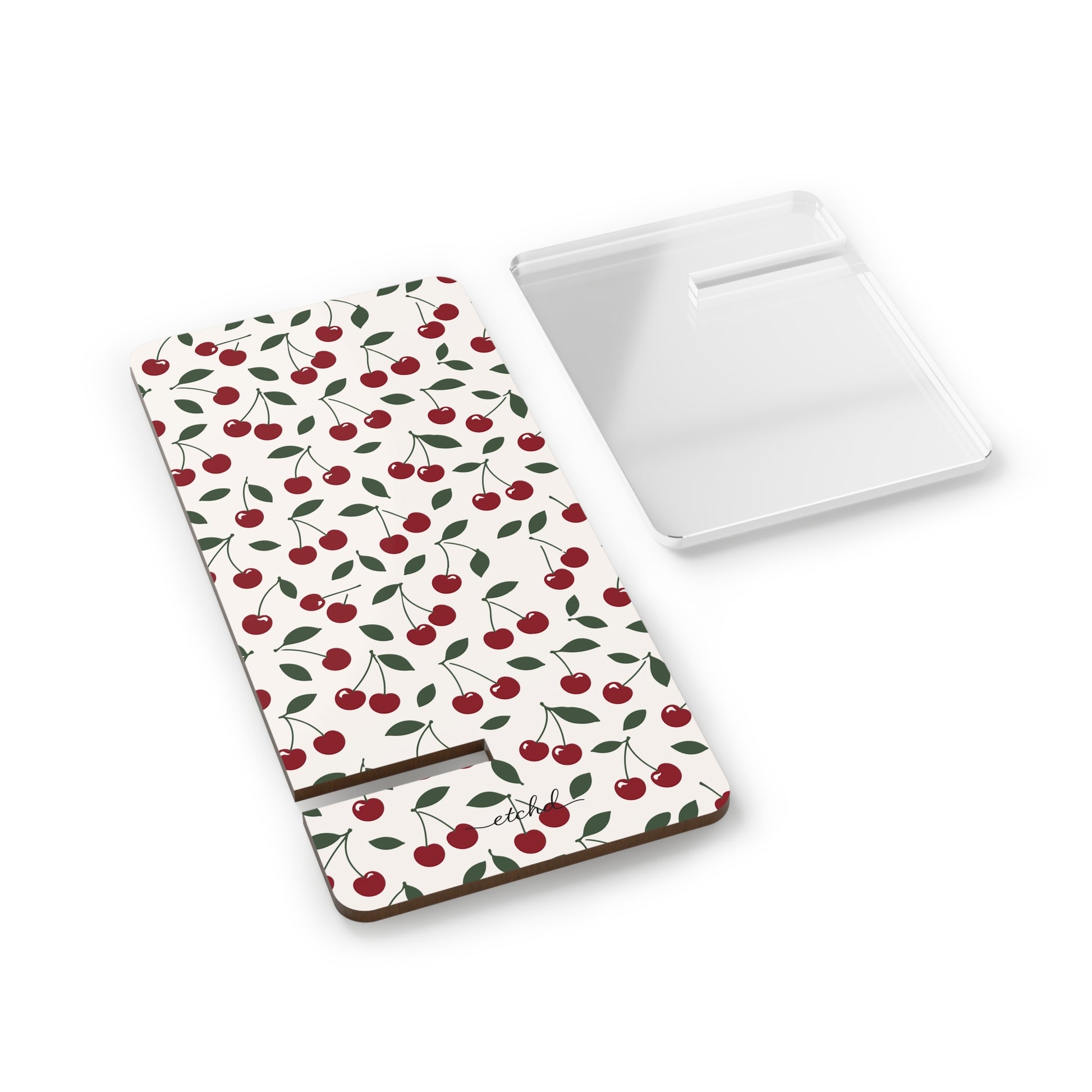 Cherry Phone Stand by etchd, view 2