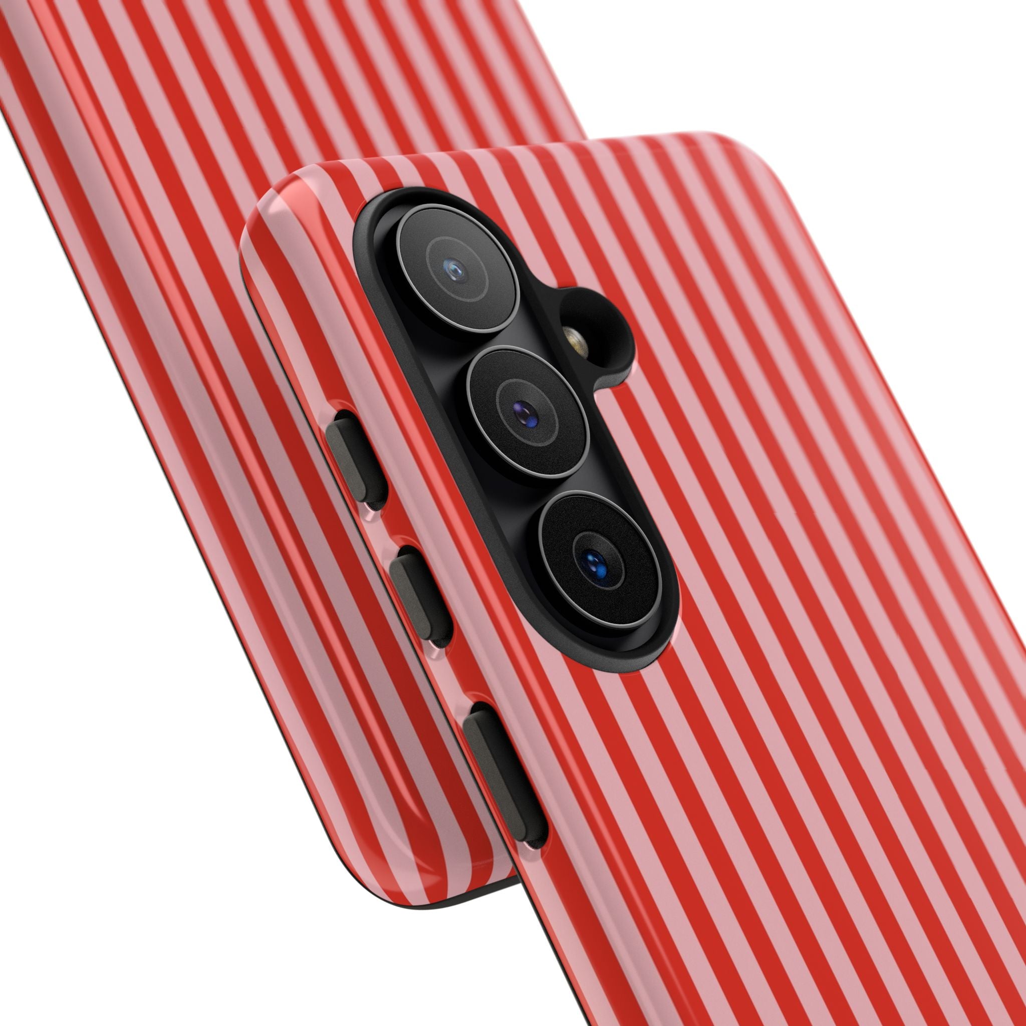 Poppy & Blush Striped Phone Case by etchd, view 209