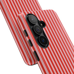 Poppy & Blush Striped Phone Case by etchd, view 209