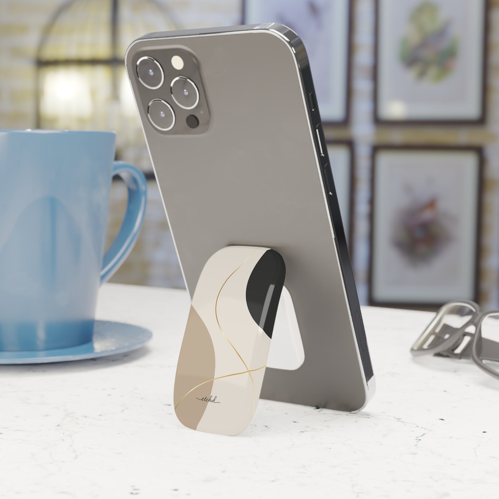 Neutral Curves Click-On Phone Grip by etchd, view 2