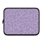 Lilac & Cream Floral Laptop Sleeve