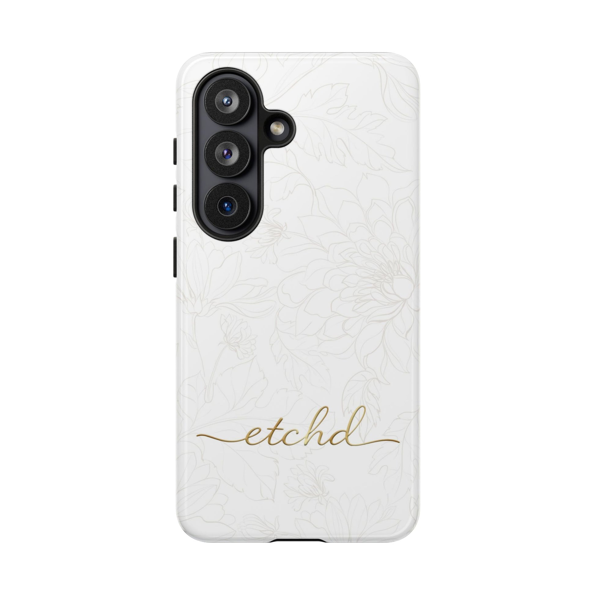 Etchd Signature White Phone Case by etchd, view 61
