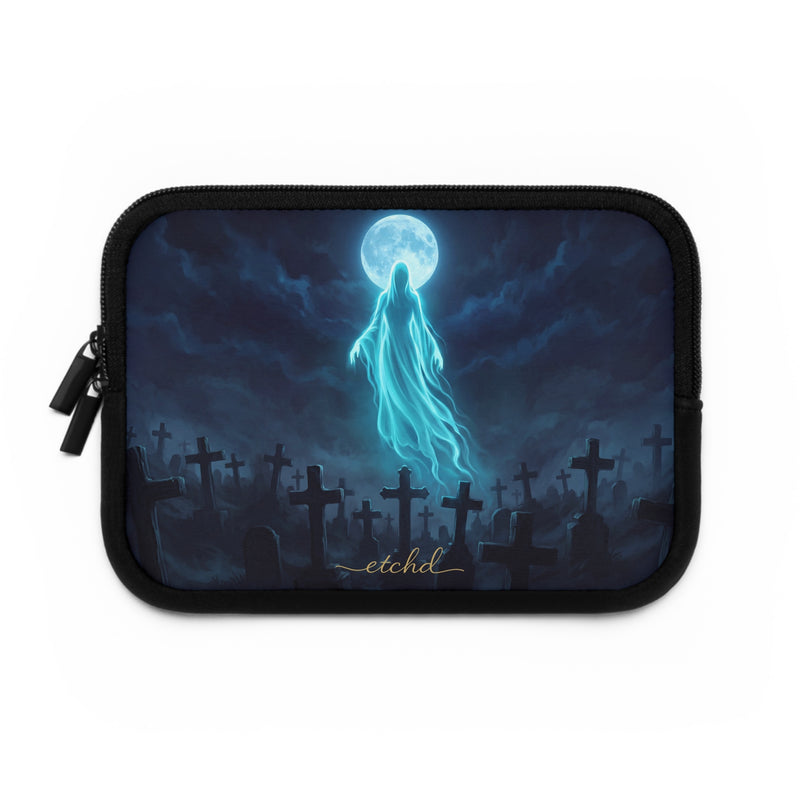 Veiled Spirit Laptop Sleeve by etchd, view 2