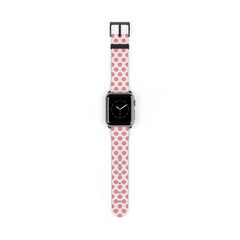 Blush Polka Dot Smartwatch Strap by etchd