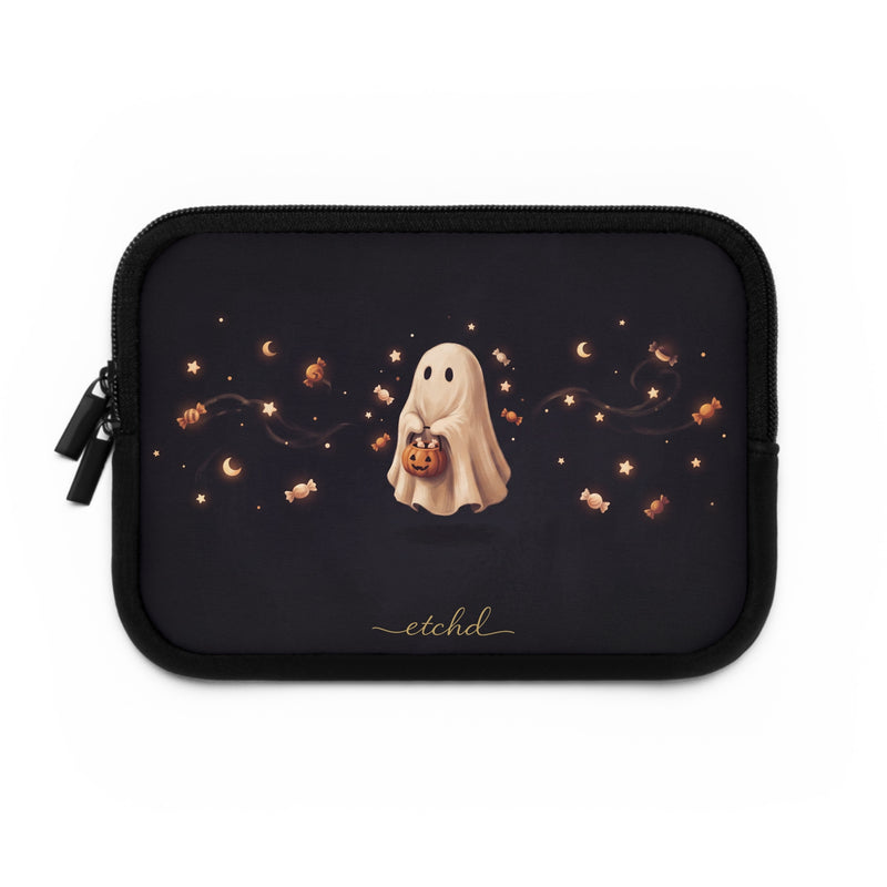 Candy Ghost Laptop Sleeve by etchd, view 2