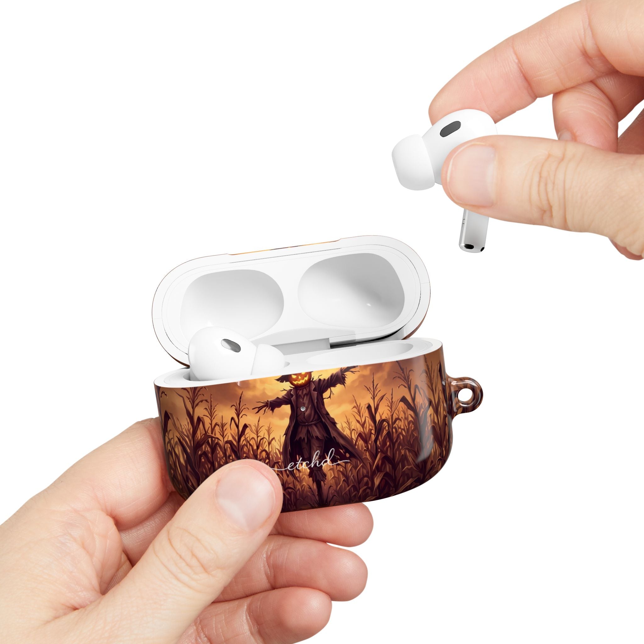 Scarecrow Night AirPod Case by etchd, view 11