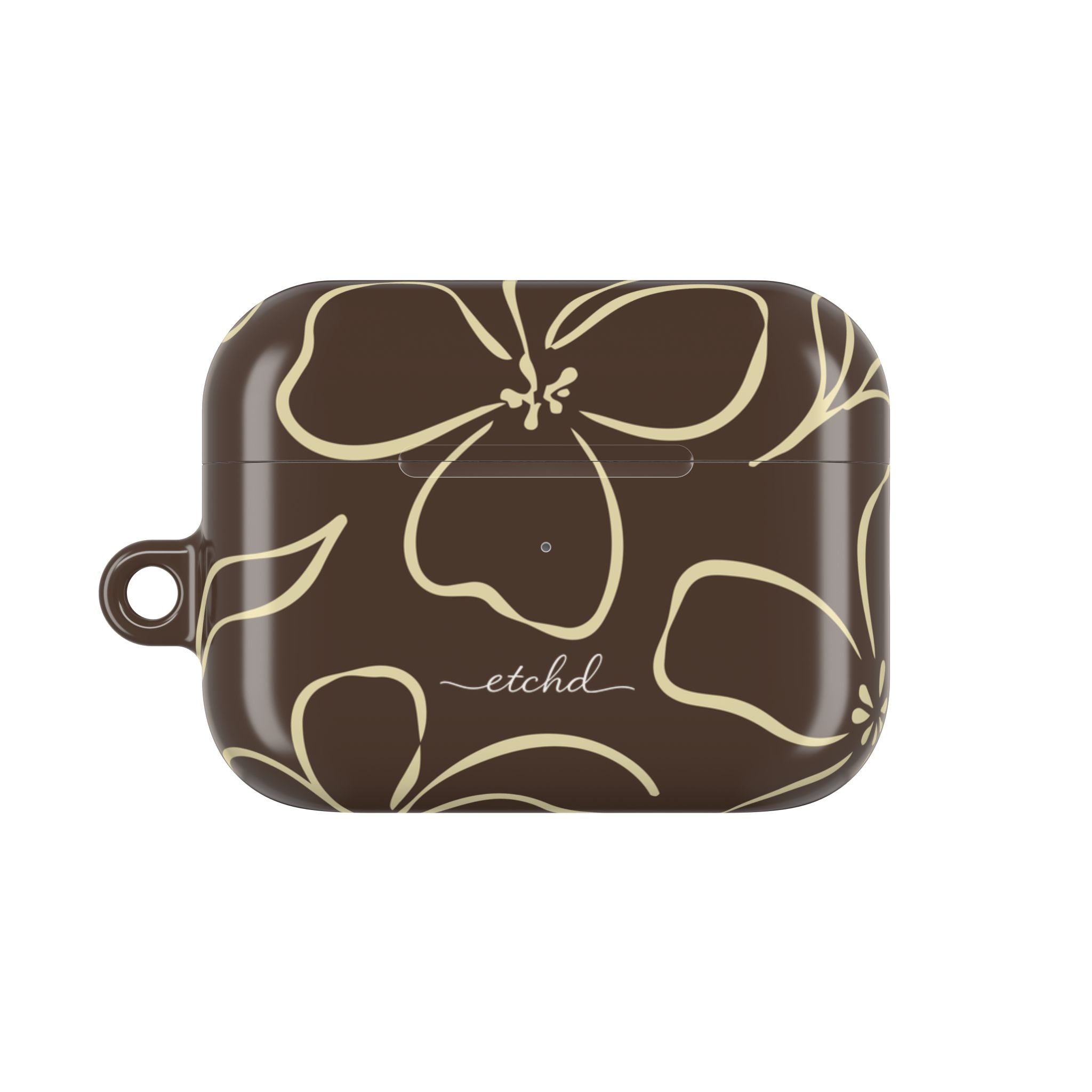 Butter & Brown Floral AirPod Case by etchd, view 2