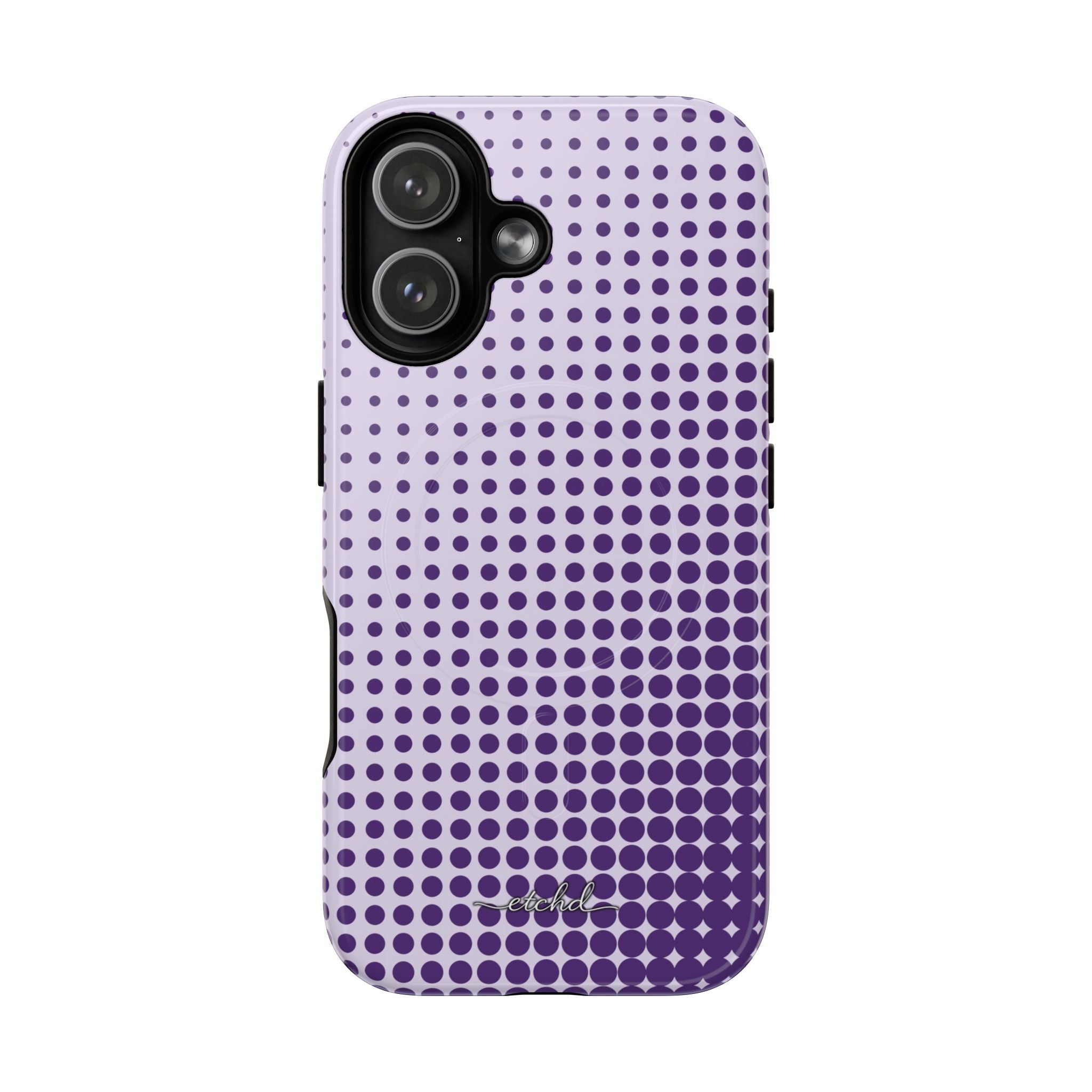Grape Halftone Magnetische Handyhülle-zoom-25