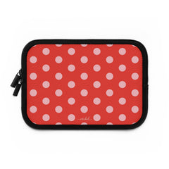 Blush & Poppy Polka Dot Custodia per laptop di etchd, vista 2