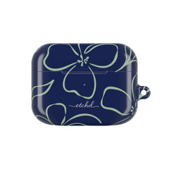 Navy & Sage Floral AirPod Case by etchd