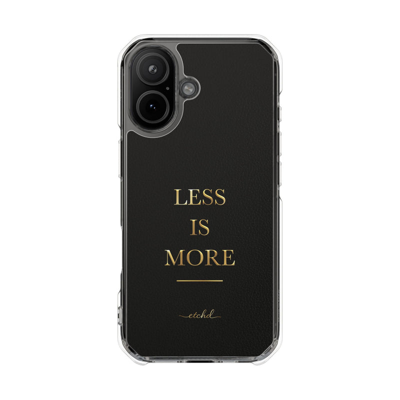 Less Is More Clear Magnetic Phone Case-zoom-