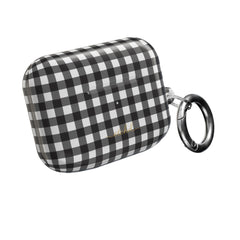 Black & White Gingham AirPod Case by etchd, view 8