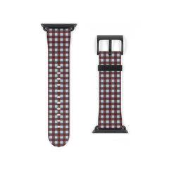 Blue & Cherry Gingham Smartwatch Strap by etchd, view 9
