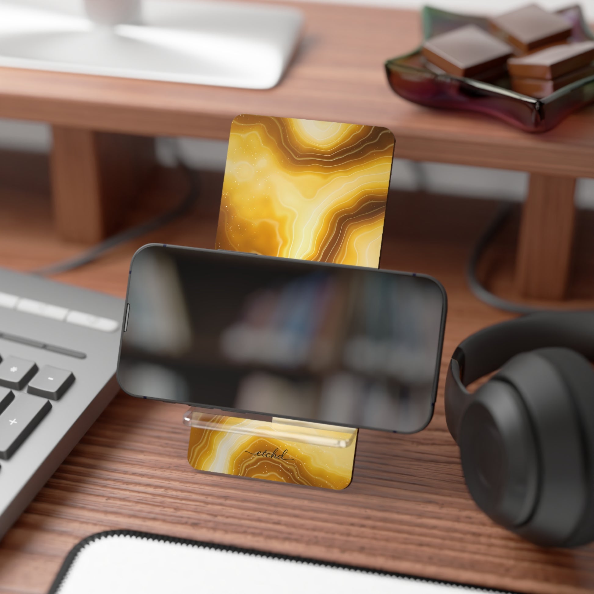 Citrine Phone Stand by etchd, view 4