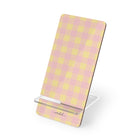 Butter & Pink Gingham Supporto per telefono