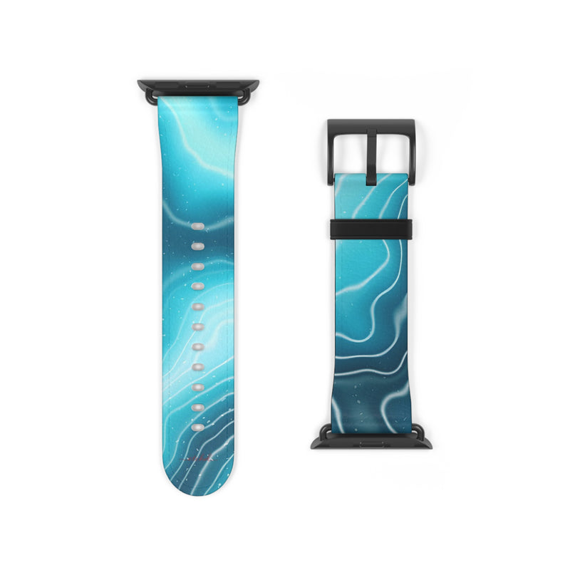 Aquamarine Smartwatch Strap by etchd, view 9