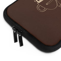 Gentlemen Espresso Laptop Sleeve by etchd, view 2
