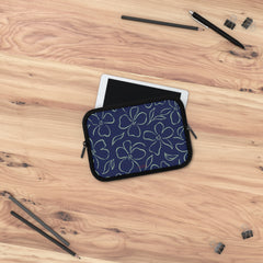 Navy & Sage Floral Laptop Sleeve by etchd, view 14