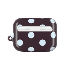 Blue & Plum Polka Dot AirPod Case by etchd, view 7