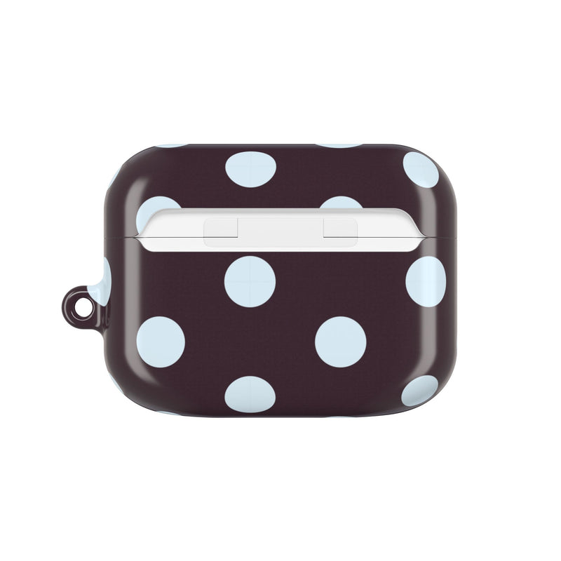 Blue & Plum Polka Dot AirPod Case by etchd, view 7