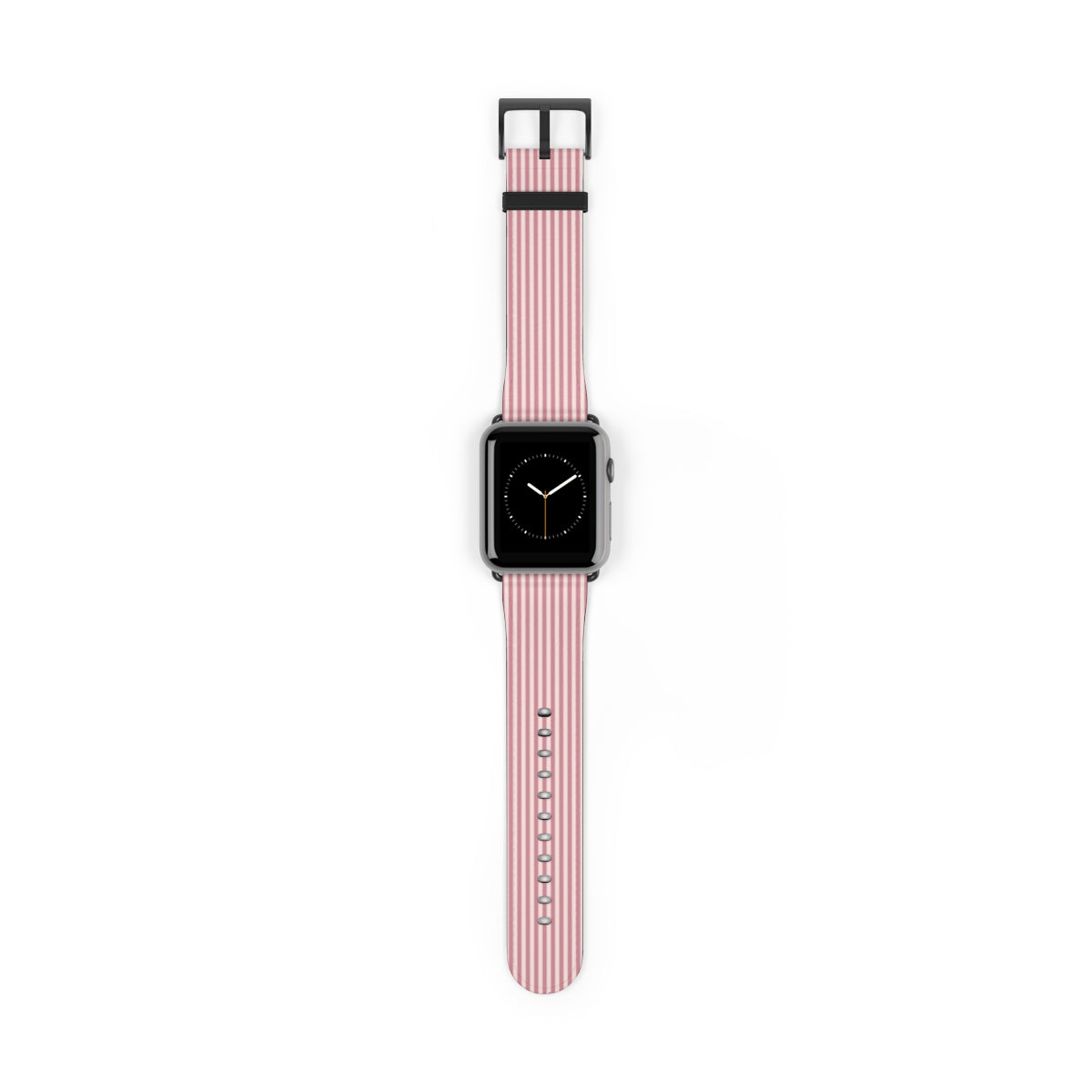 Blush & Cream Striped Cinturino per smartwatch di etchd, vista 2