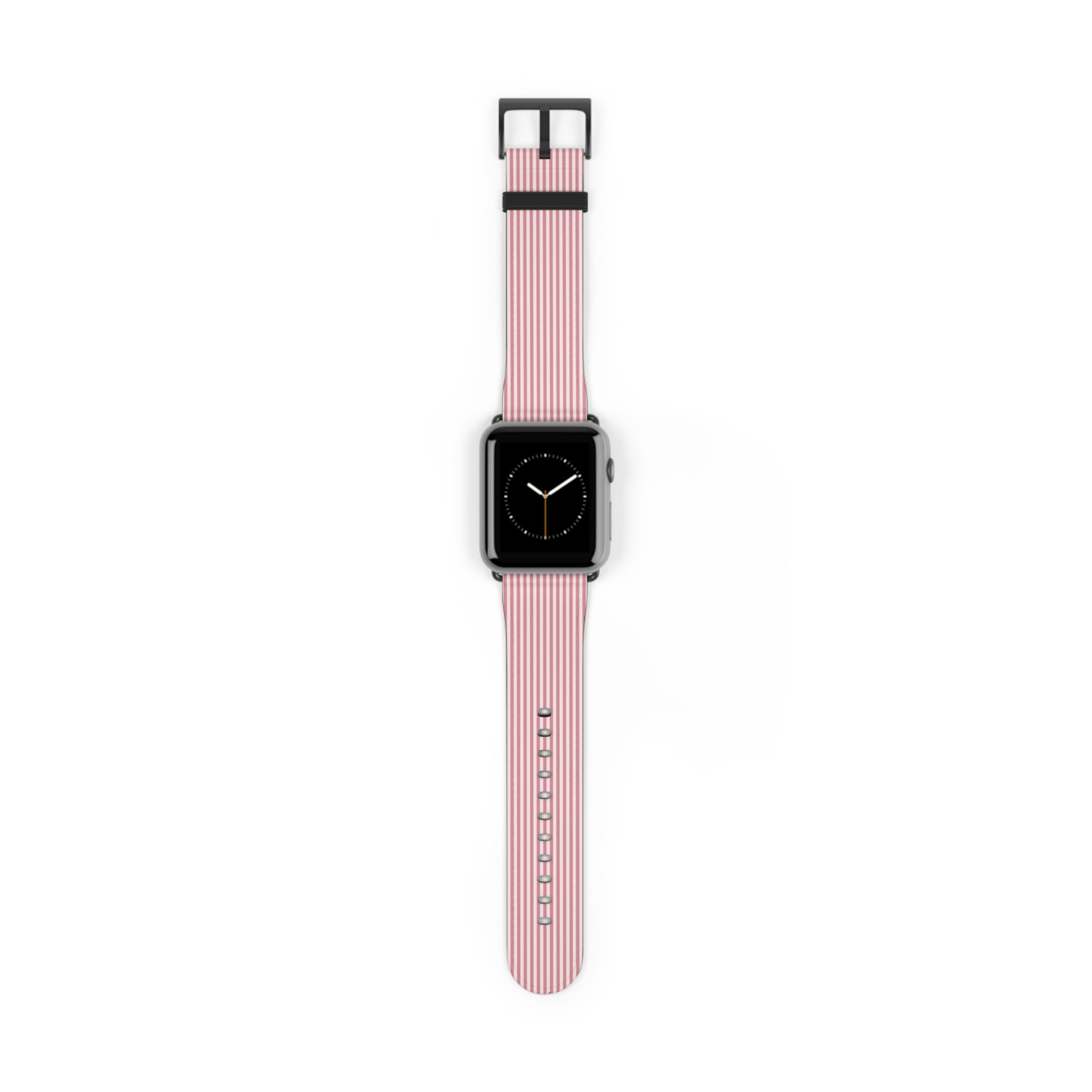 Blush & Cream Striped Smartwatch Strap by etchd, view 2