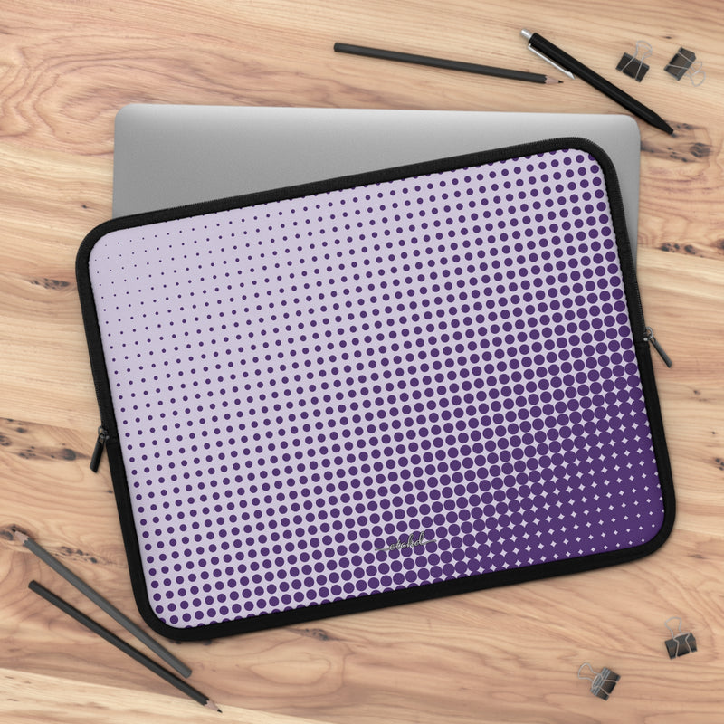 Grape Halftone Laptophülle-zoom-