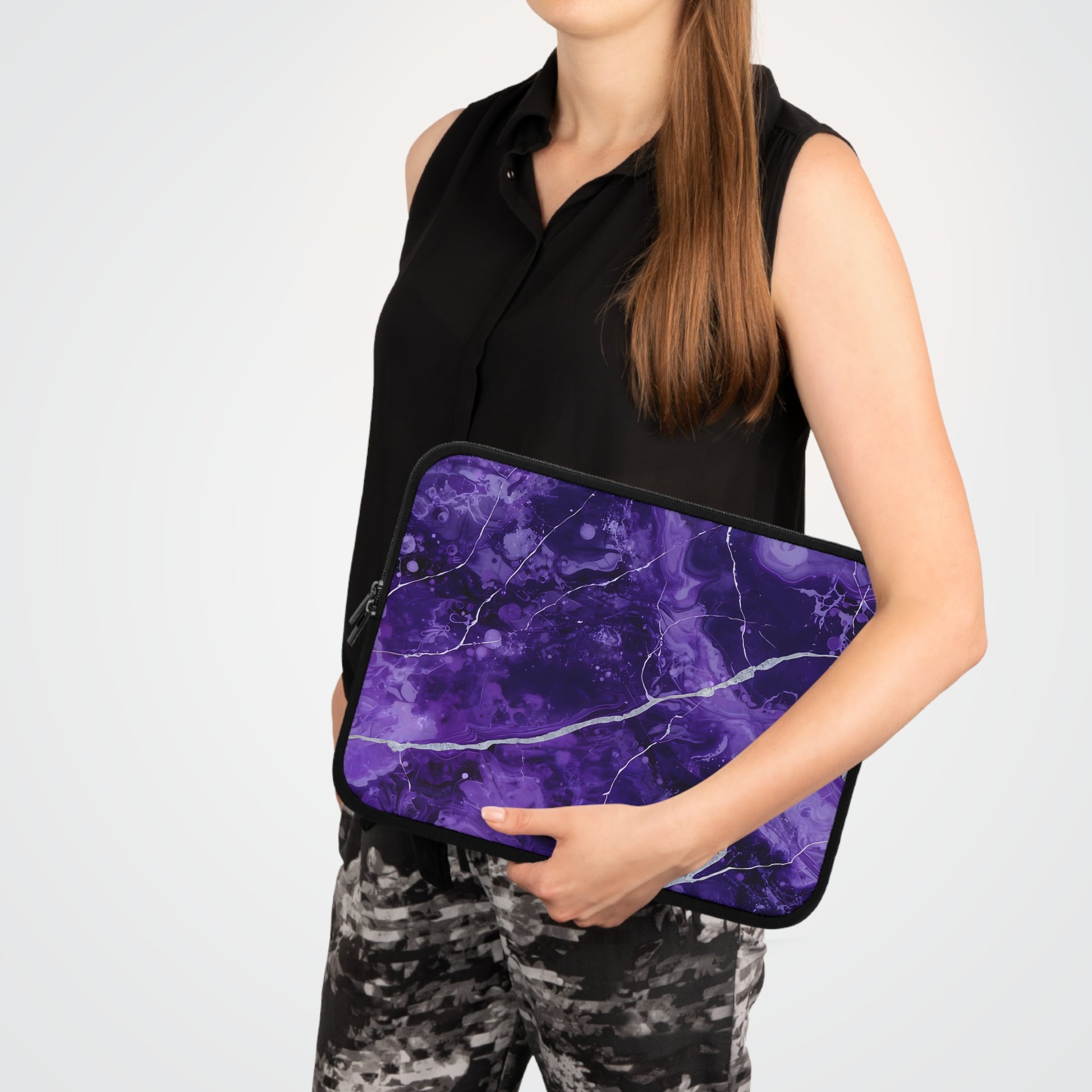 Amethyst Laptop Sleeve by etchd, view 6