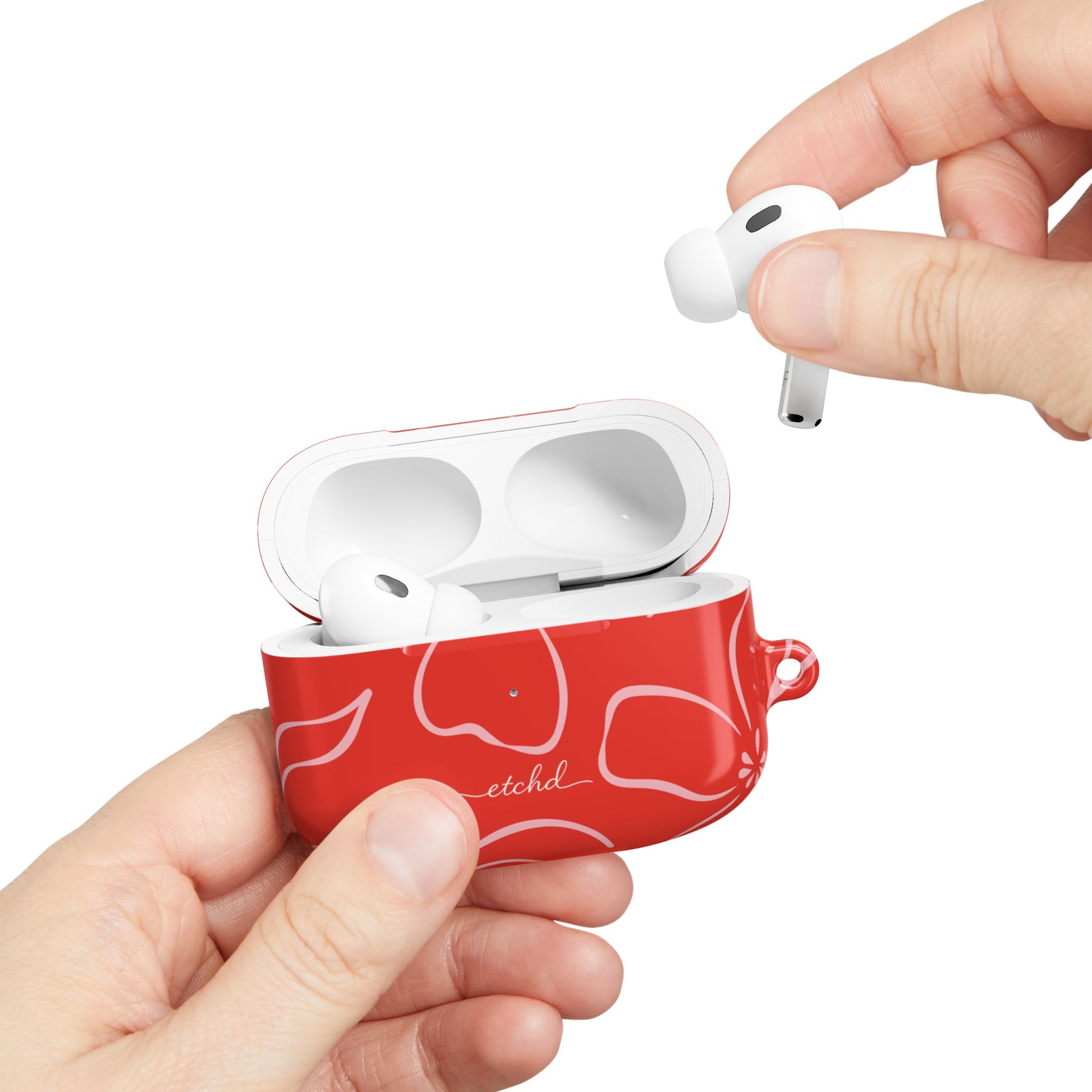 Poppy & Blush Floral AirPod Case by etchd, view 11