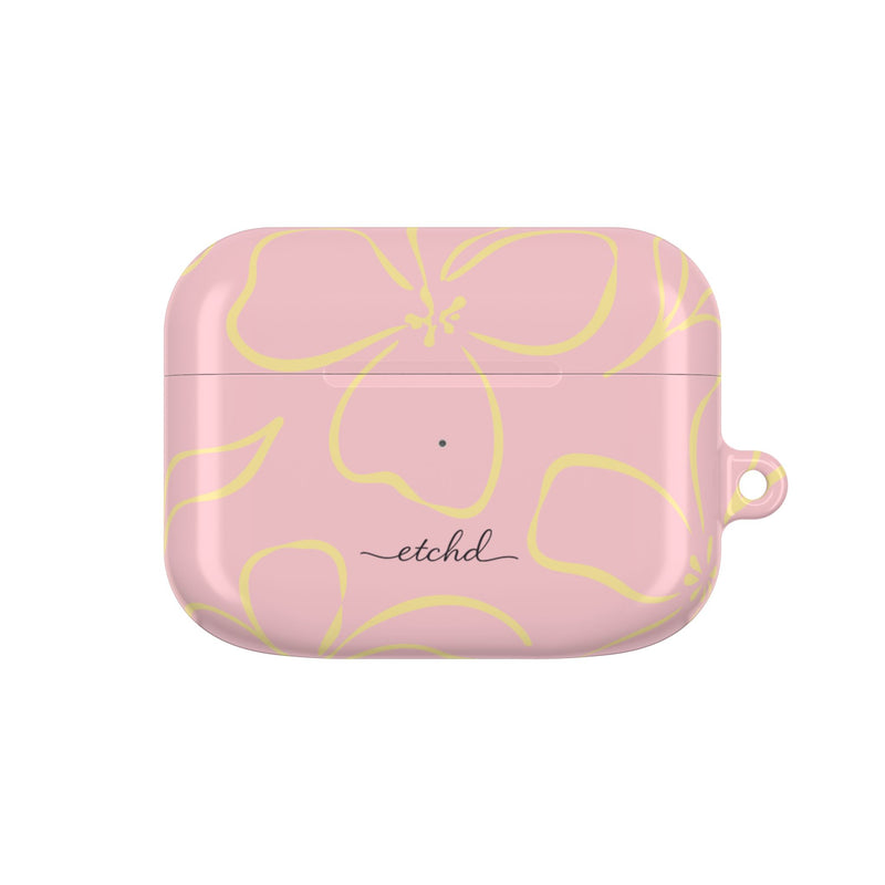 Pink & Butter Floral AirPod Case by etchd