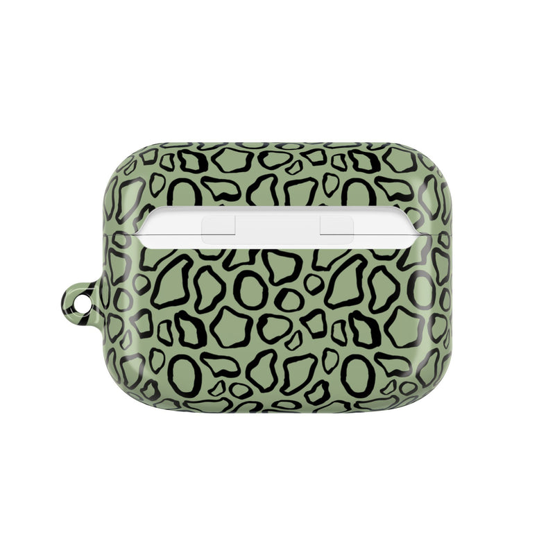 Abstract Print Sage AirPod Case by etchd, view 7