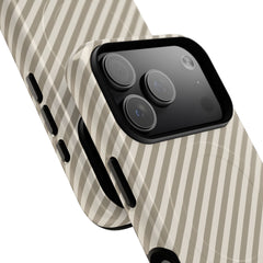Neutral Striped Diagonal Magnetic Phone Case by etchd, view 99