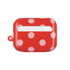 Blush & Poppy Polka Dot AirPod Case by etchd, view 7