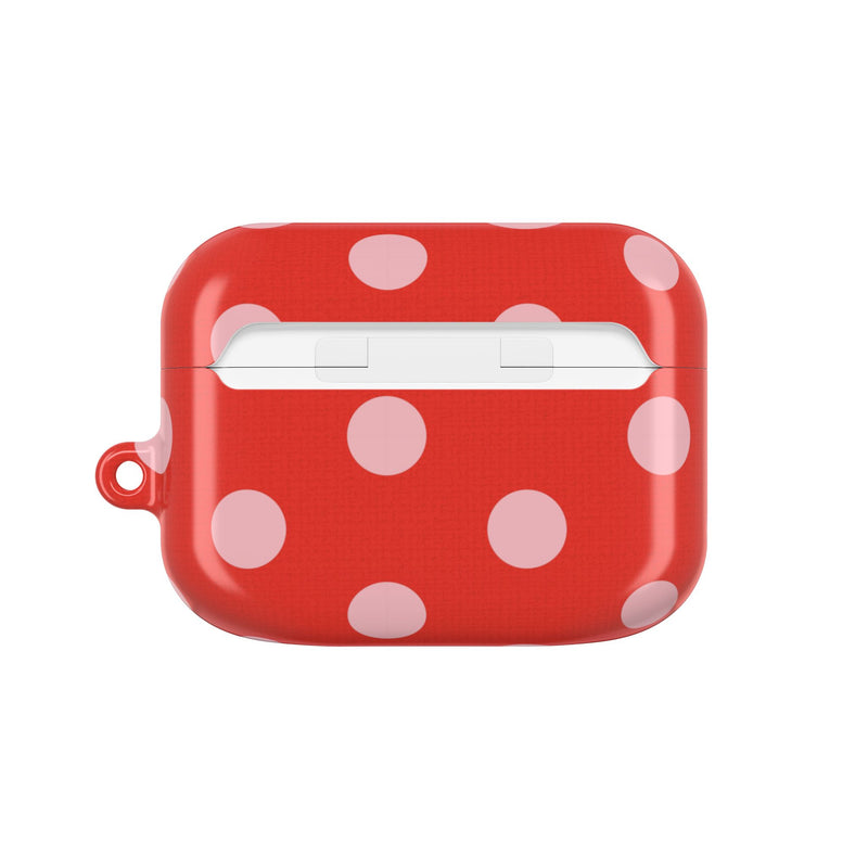 Blush & Poppy Polka Dot AirPod Case by etchd, view 7