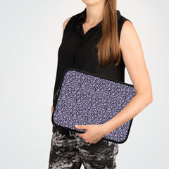 Abstract Print Lavender Laptop Sleeve by etchd, view 6