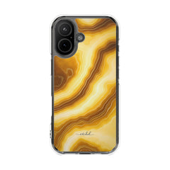 Citrine Clear Magnetic Phone Case by etchd, view 13