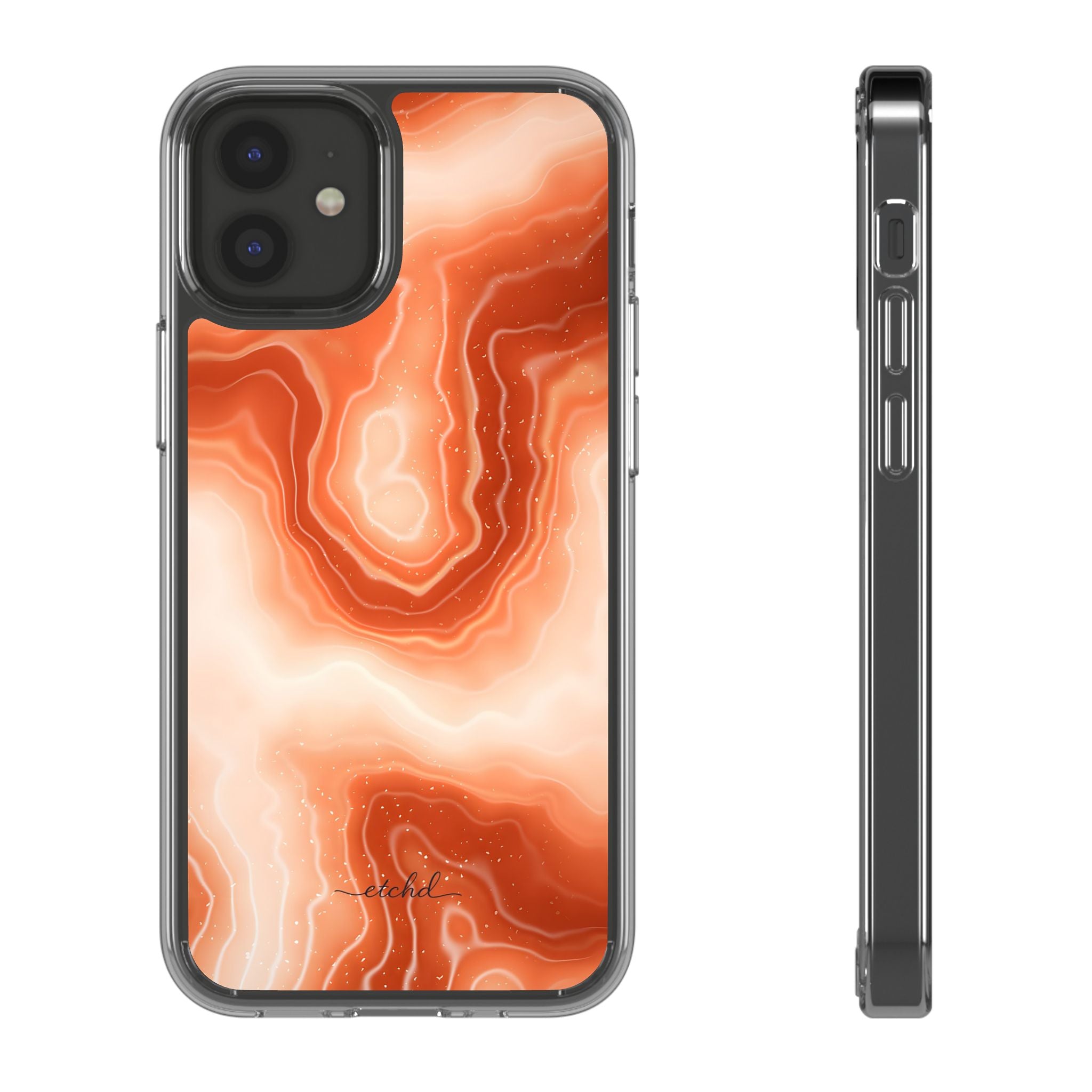Coral Reef Clear Phone Case by etchd, view 2
