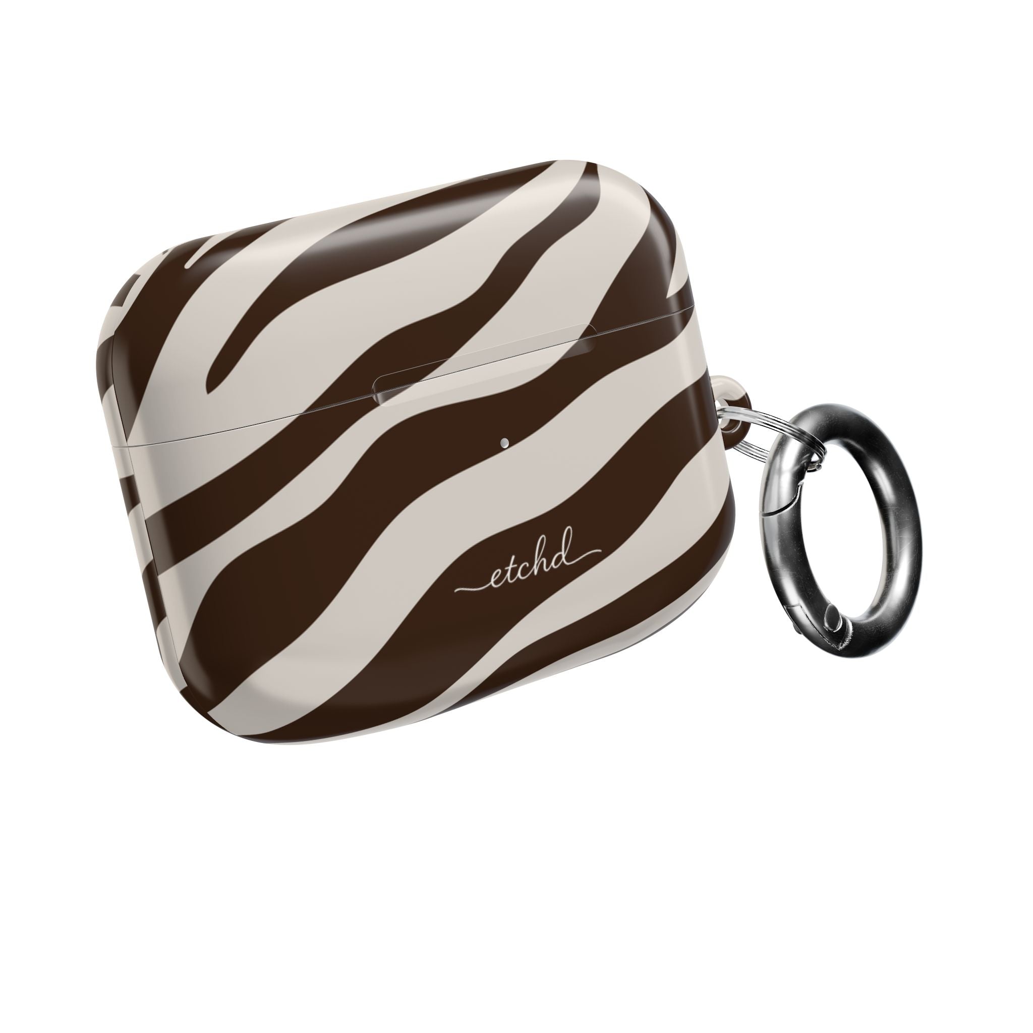 Brown Zebra AirPod Case by etchd, view 8