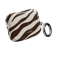 Brown Zebra AirPod Case by etchd, view 8