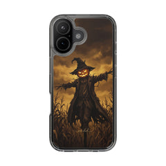 Scarecrow Night Clear Phone Case by etchd, view 35